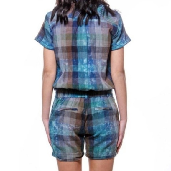 COPY - Chip Foster Emerald multicolor XL romper euc - Picture 3 of 14